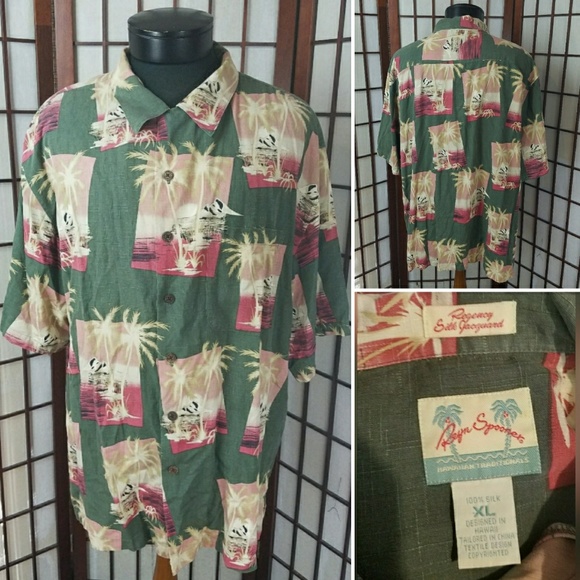 reyn spooner Other - ALOHA COCONUT TREE ISLAND HAWAIIAN SHIRT